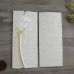 Embossing Invitation Card Thank You Card Personalized Custom Rectangle Card 